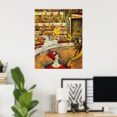 Impression d'art Georges Seurat Cirque Paris Poin (Bureau à domicile)