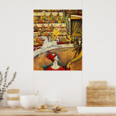 Impression d'art Georges Seurat Cirque Paris Poin (Cuisine)