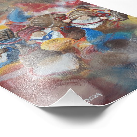 Impression d'art Gnomes de noeud (Coin)