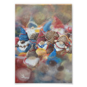 Impression d'art Gnomes de noeud (Devant)