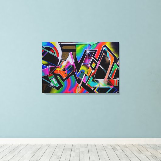 Impression d'art Graffiti (Insitu (Plancher de Bois))