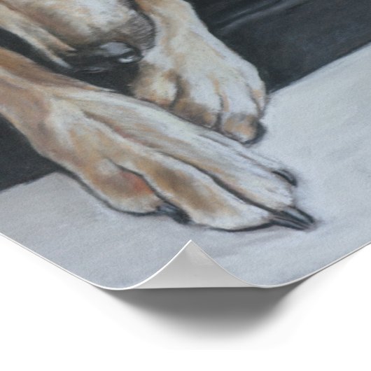 Impression d'art Greyhound (Coin)