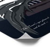 Impression d'art Halloween Dracula (Coin)