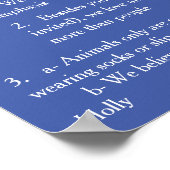 Impression d'art "House Rules" (Coin)