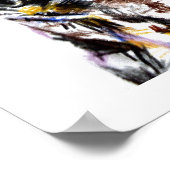 Impression d'art : illustration de la Chouette à g (Coin)