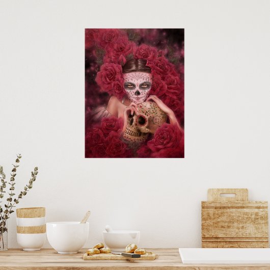 Impression d'art Las Calaveras (Cuisine)