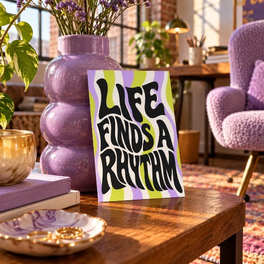 Impression d'art Life Finds a Rhythm