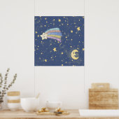 Impression d'art Lune & Étoiles de Sommeil Doux (Cuisine)