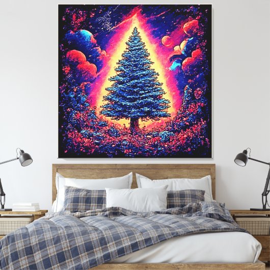 Impression d'art Magie de Noël (Insitu(Chambre))