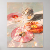 Impression d'art Martini & boule à facettes : Bar  (Devant)