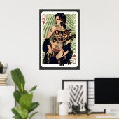 Impression d'art mat de l'affiche de concert repro (Bureau à domicile)