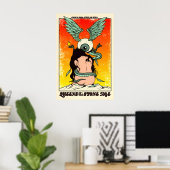 Impression d'art mat de l'affiche de concert repro (Bureau à domicile)