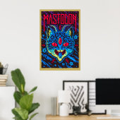 Impression d'art mat de l'affiche géante de Mastod (Bureau à domicile)