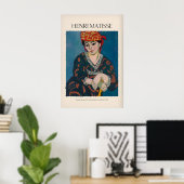 Impression d'art Matisse - Madras Rouge Rouge Head (Bureau à domicile)