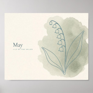 Impression d'art Muguet Fleur de Mai