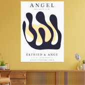 Impression d'art mural abstrait en papier découpé  (Insitu(Salon))