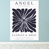 Impression d'art mural abstrait floral Matisse ble (Insitu (Plancher de Bois))