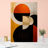 Impression d'art mural abstrait géométrique modern (Mariage)