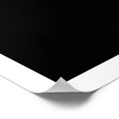 Impression d'art mural abstrait Lignes blanches fl (Coin)
