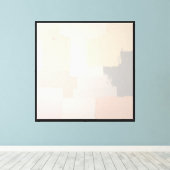 Impression d'art mural abstrait pastel neutre (Insitu (Plancher de Bois))