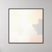 Impression d'art mural abstrait pastel neutre (Recto)