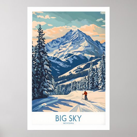 Impression d'art mural Big Sky 1 (Devant)