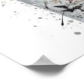 Impression d'art mural 'Blanc' de bouteille de Cha (Coin)