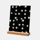 Impression d'art mural botanique Midnight Daisy (Angle)