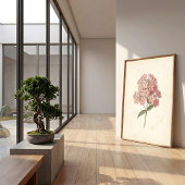Impression d'art mural botanique Phlox