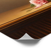 Impression d'art mural Bouquet de Roses Vintage | (Coin)
