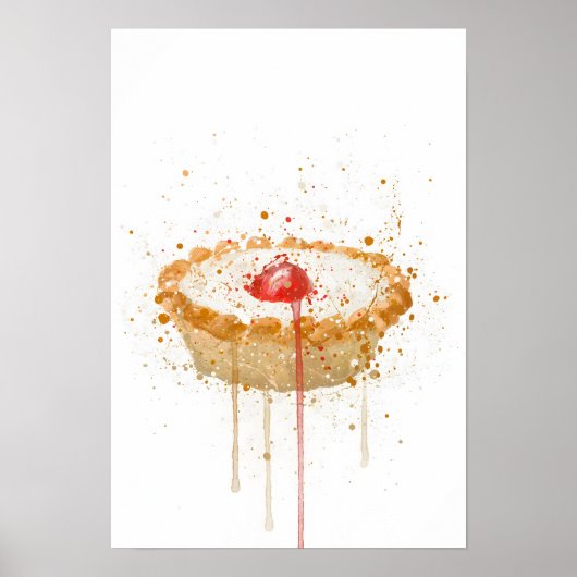 Impression d'art mural 'Cherry Bakewell' (Devant)