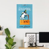 Impression d'art mural d'Argentine Poster de voyag (Bureau à domicile)