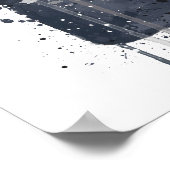 Impression d'art mural 'Dark Granite' de bouteille (Coin)