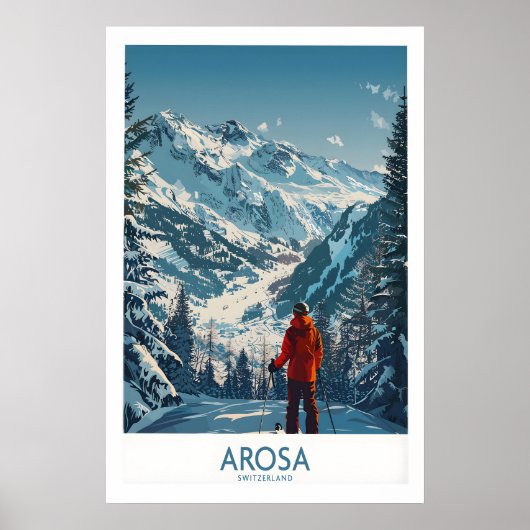 Impression d'art mural d'Arosa Suisse 1 (Devant)