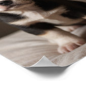 Impression d'art mural de chiot mignon – Portrait  (Coin)