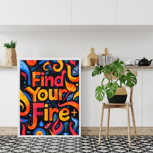 Impression d'art mural de citation courte motivant