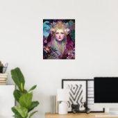 Impression d'art mural de fantasy Reine Déesse (Bureau à domicile)