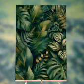 Impression d'art mural de feuilles botaniques trop (Neutre)