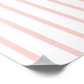 Impression d'art mural de fleurs de cerisier rayée (Coin)