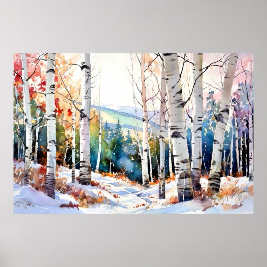 Impression d'art mural de forêt naturelle (Devant)