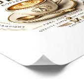 Impression d'art mural de luxe sur le café (Coin)