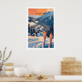 Impression d'art mural de Morzine - Affiche de ski (Cuisine)