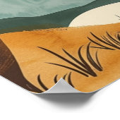 Impression d'art mural de paysage de coucher de so (Coin)