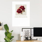 Impression d'art mural de pivoine d'abondance – Sy (Bureau à domicile)