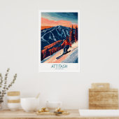 Impression d'art mural de ski Attitash 1 (Cuisine)