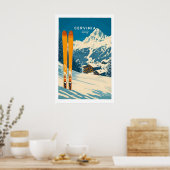Impression d'art mural de ski Cervinia 1 (Cuisine)