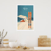 Impression d'art mural de ski Trysil Norvège 1 (Cuisine)