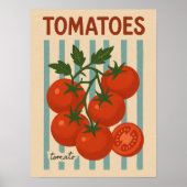 Impression d'art mural de tomate vintage | Cuisine (Devant)