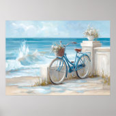 Impression d'art mural de vélo côtier | Affiche (Devant)