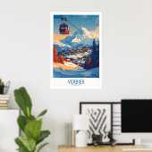 Impression d'art mural de Verbier 1 (Bureau à domicile)